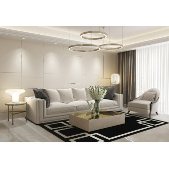 Paklājs HAMPTON BLACK (Art Deco Collection)